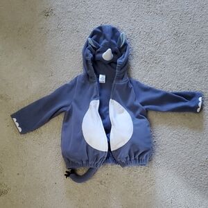Carter's Soft Blue Baby Hoodie 18M
